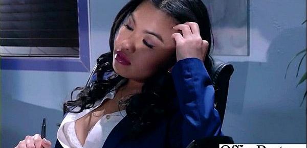  Sex Scene In Office With Slut Hot Busty Girl (Cindy Starfall) video-30